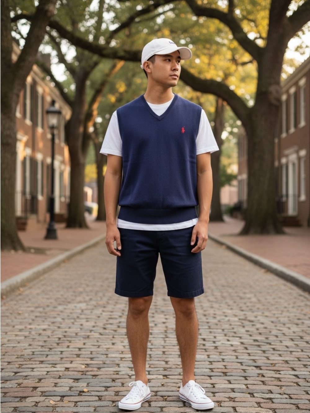 Polo Ralph Lauren Navy 100% Pima Casual Preppy Menswear Vest Size XL